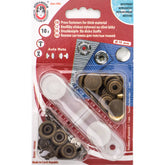Drukknopen set | 15 mm | Auto Moto | brons | 10 stuks Drukknopen KIN - 15 - AUTO - MOTO - BRONS 8590265100024